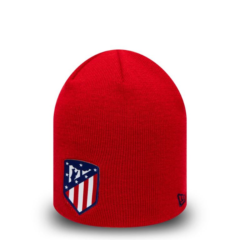 Gorras New Era Beanies Rojos - Atletico Madrid Logo Skull 82065YJDC